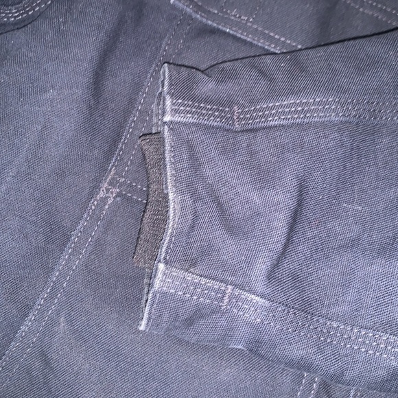 Carhartt work jacket navy blue with peace patch - Picture 15 of 15